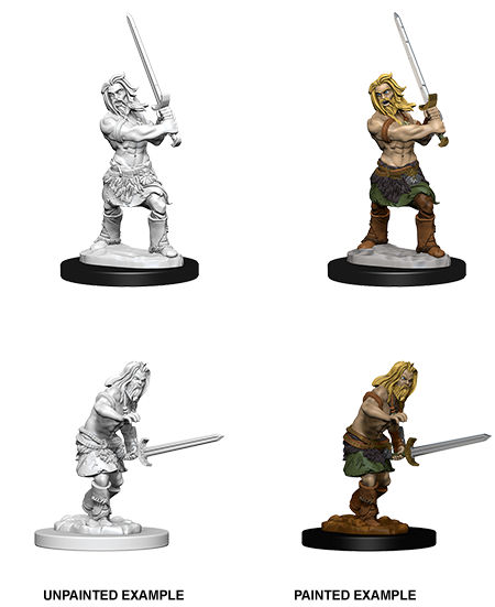 Pathfinder Battles Deep Cuts: Male Human Barbarian - Devastation Store | Devastation Store