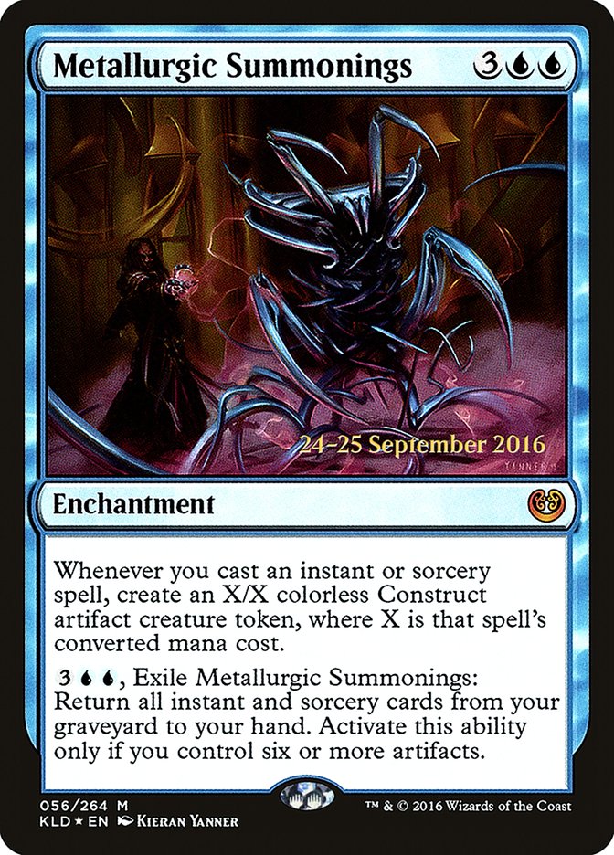Metallurgic Summonings  [Kaladesh Prerelease Promos] - Devastation Store | Devastation Store