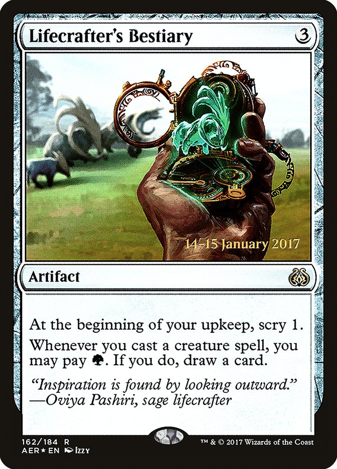 Lifecrafter's Bestiary  [Aether Revolt Prerelease Promos] | Devastation Store