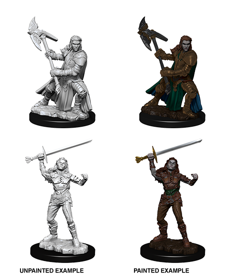 D&D Nolzur's Marvelous Miniatures: Half-Orc Fighter - Devastation Store | Devastation Store