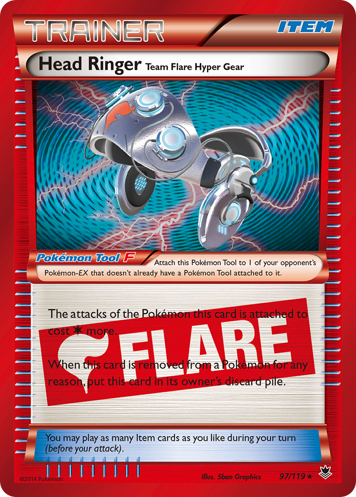 Head Ringer Team Flare Hyper Gear (97/119) [XY: Phantom Forces] | Devastation Store