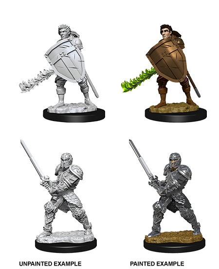 D&D Nolzur's Marvelous Miniatures: Human Fighter - Devastation Store | Devastation Store