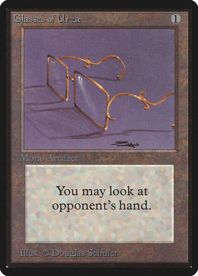 Glasses of Urza [Limited Edition Beta] | Devastation Store