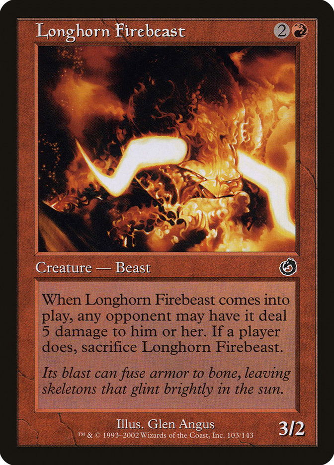 Longhorn Firebeast [Torment] | Devastation Store