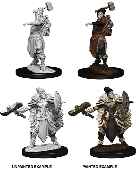D&D Nolzur's Marvelous Miniatures: Half-Orc Barbarian - Devastation Store | Devastation Store