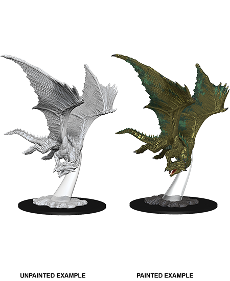 D&D Nolzur's Marvelous Miniatures: Young Bronze Dragon - Devastation Store | Devastation Store