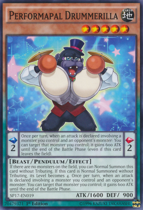 Performapal Drummerilla [SP17-EN019] Common | Devastation Store