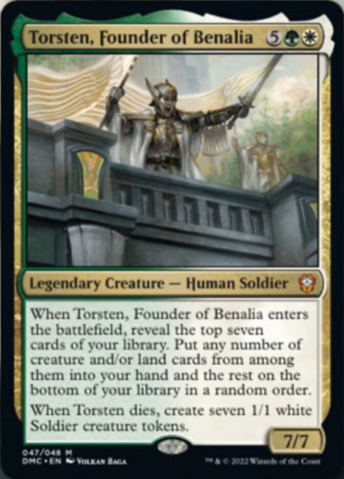 Torsten, Founder of Benalia [Dominaria United Commander] | Devastation Store