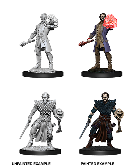 D&D Nolzur's Marvelous Miniatures: Human Warlock - Devastation Store | Devastation Store