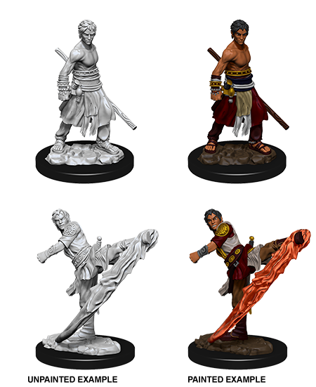 D&D Nolzur's Marvelous Miniatures: Half-Elf Monk - Devastation Store | Devastation Store
