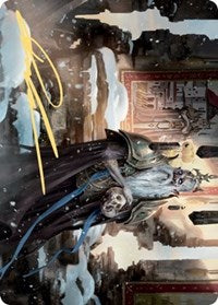 Narfi, Betrayer King Art Card (Gold-Stamped Signature) [Kaldheim: Art Series] | Devastation Store