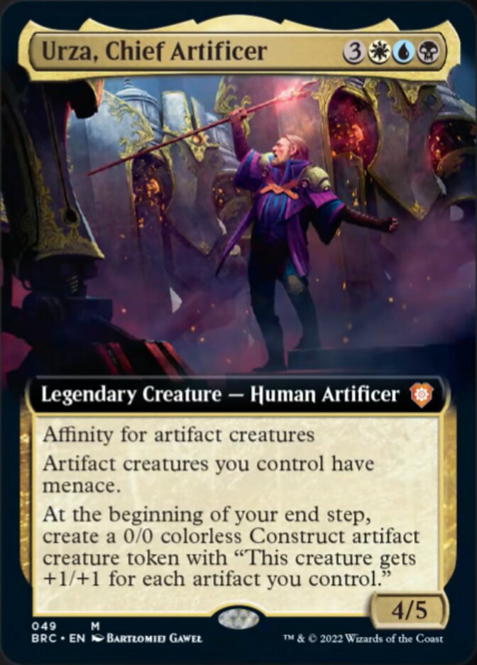 Urza, Chief Artificer (Extended Art) [The Brothers' War Commander] | Devastation Store
