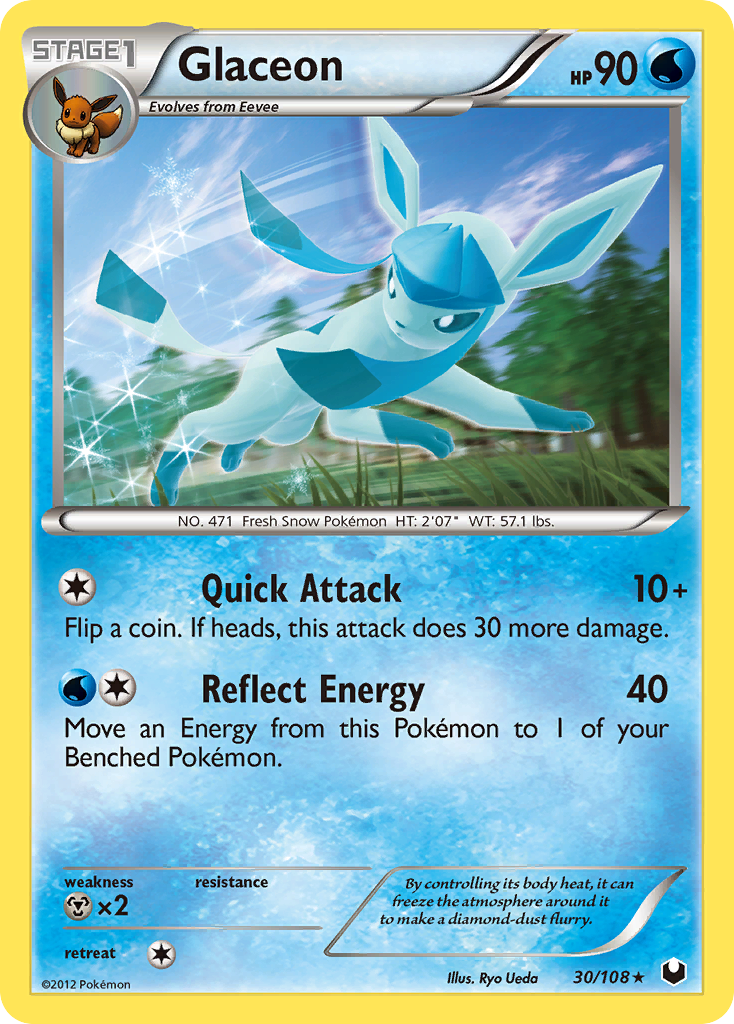 Glaceon (30/108) [Black & White: Dark Explorers] | Devastation Store