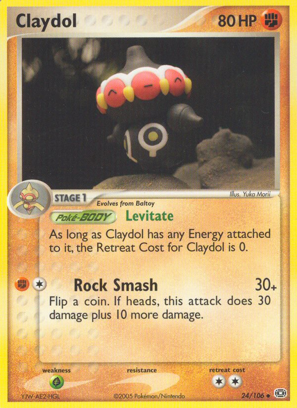 Claydol (24/106) [EX: Emerald] | Devastation Store