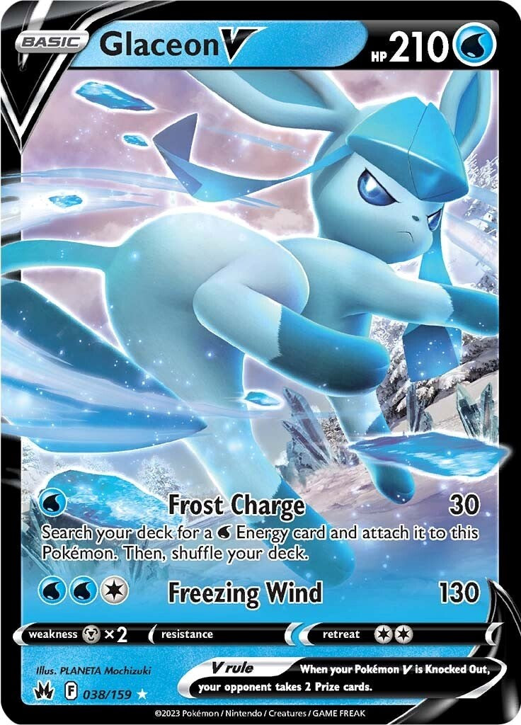 Glaceon V (038/159) [Sword & Shield: Crown Zenith] | Devastation Store