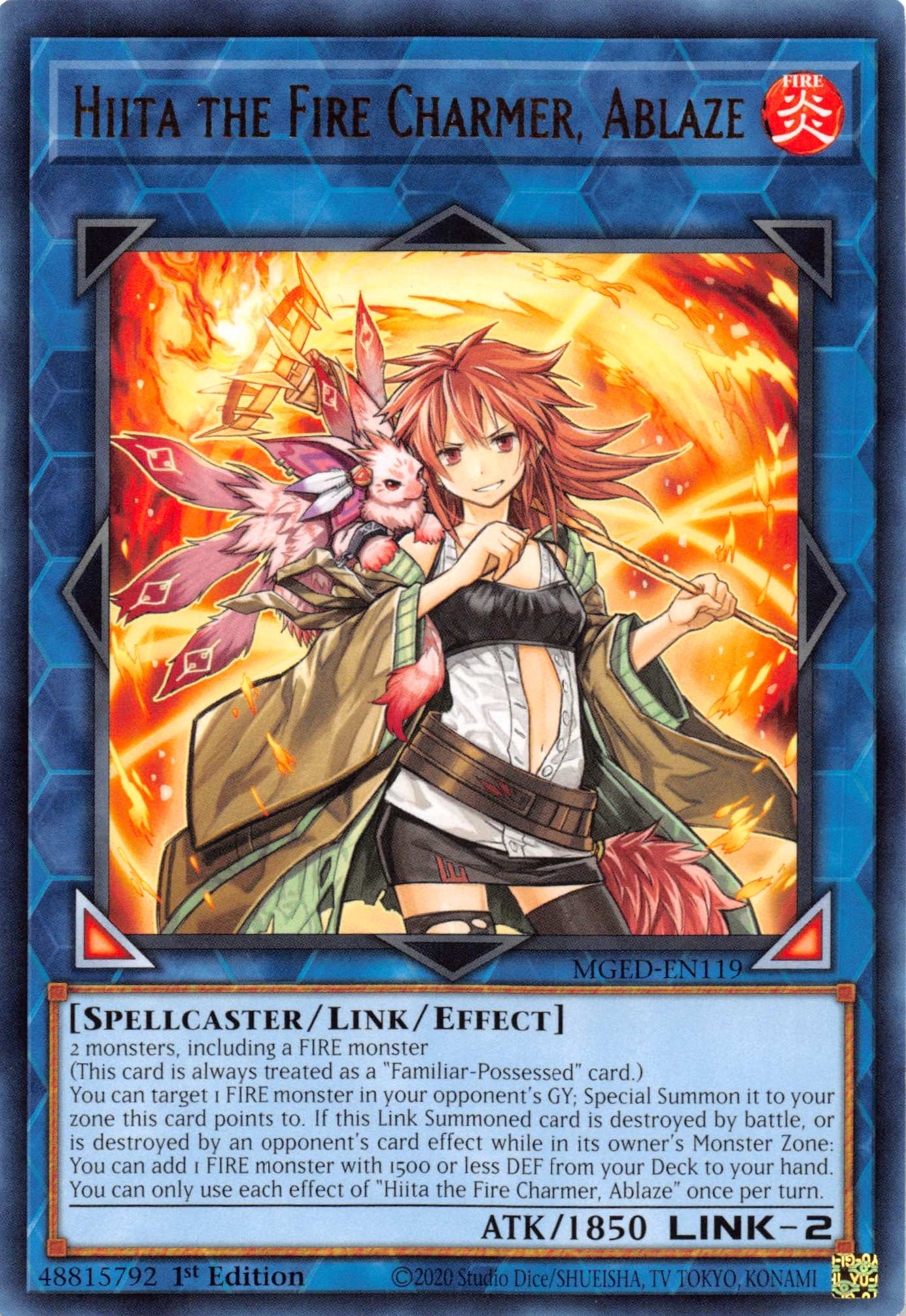 Hiita the Fire Charmer, Ablaze [MGED-EN119] Rare | Devastation Store