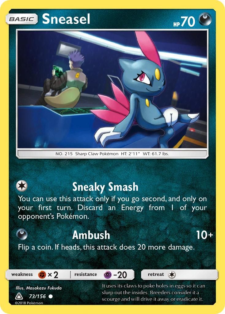 Sneasel (73/156) [Sun & Moon: Ultra Prism] | Devastation Store