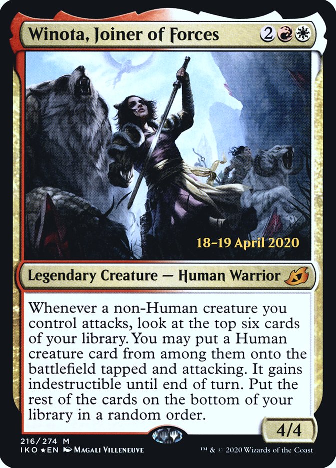 Winota, Joiner of Forces  [Ikoria: Lair of Behemoths Prerelease Promos] | Devastation Store