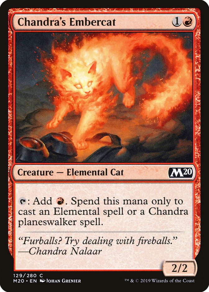 Chandra's Embercat [Core Set 2020] | Devastation Store