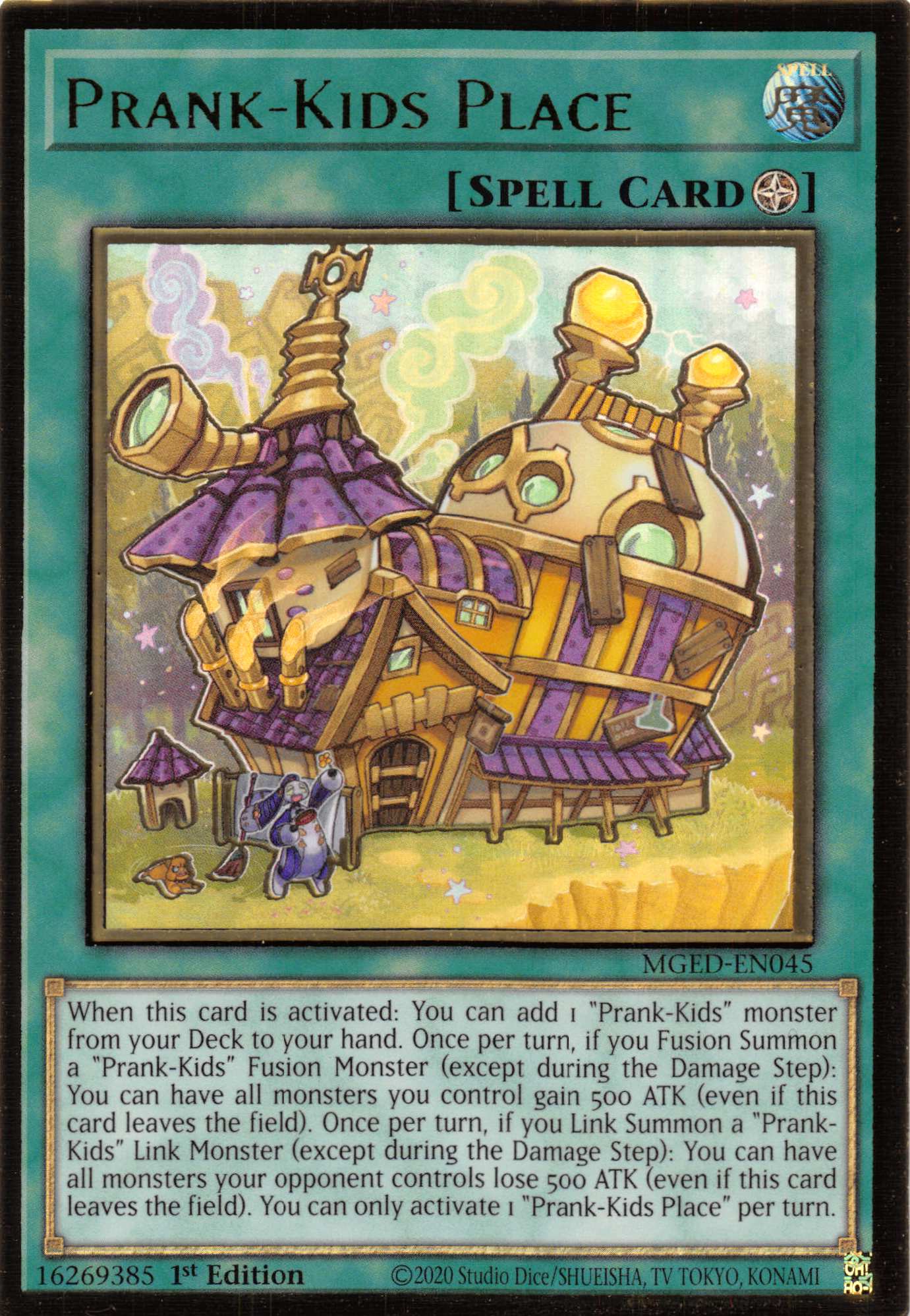 Prank-Kids Place [MGED-EN045] Gold Rare | Devastation Store