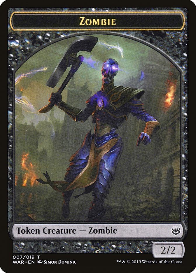 Zombie [War of the Spark Tokens] | Devastation Store