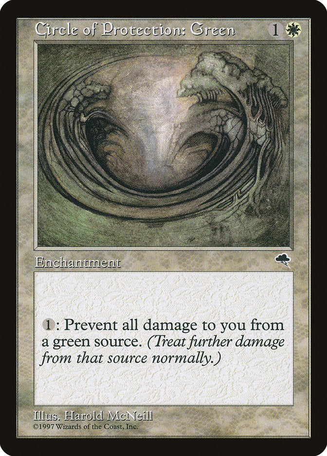 Circle of Protection: Green [Tempest] - Devastation Store | Devastation Store