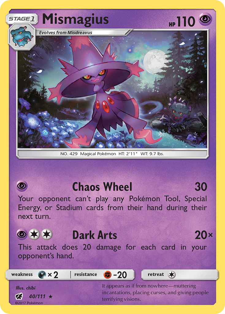 Mismagius (40/111) [Sun & Moon: Crimson Invasion] | Devastation Store