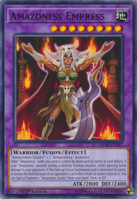 Amazoness Empress [MP18-EN167] Common | Devastation Store