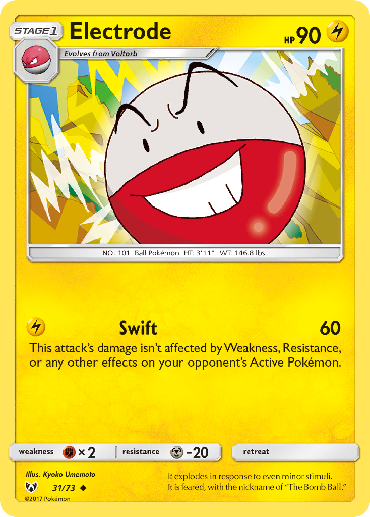 Electrode (31/73) [Sun & Moon: Shining Legends] | Devastation Store