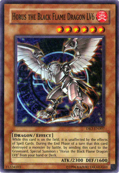 Horus the Black Flame Dragon LV6 [DR3-EN007] Super Rare | Devastation Store