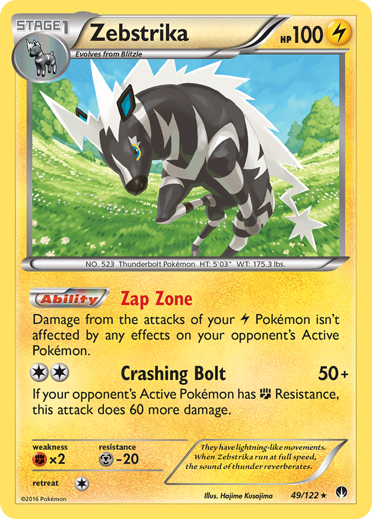 Zebstrika (49/122) [XY: BREAKpoint] | Devastation Store