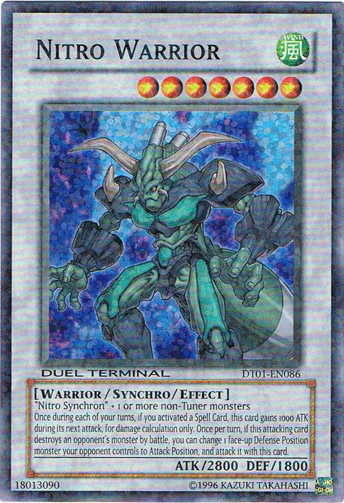 Nitro Warrior [DT01-EN086] Super Rare | Devastation Store