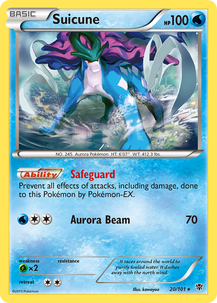 Suicune (20/101) [Black & White: Plasma Blast] | Devastation Store