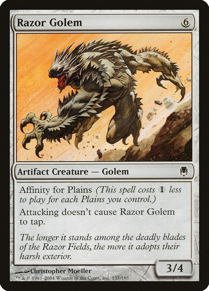 Razor Golem [Darksteel] - Devastation Store | Devastation Store