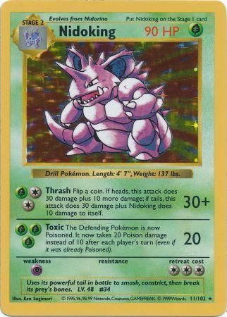Nidoking (11/102) [Base Set Shadowless Unlimited] | Devastation Store