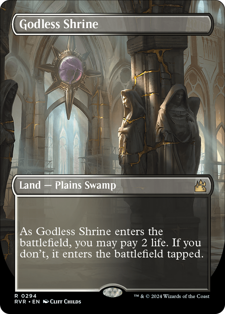 Godless Shrine (Borderless) [Ravnica Remastered] | Devastation Store