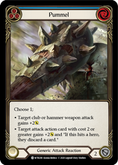 Pummel (Blue) [WTR208] Unlimited Edition Rainbow Foil - Devastation Store | Devastation Store