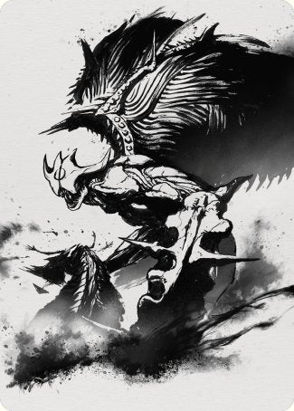 Phyrexian Vindicator 2 Art Card [Phyrexia: All Will Be One Art Series] | Devastation Store