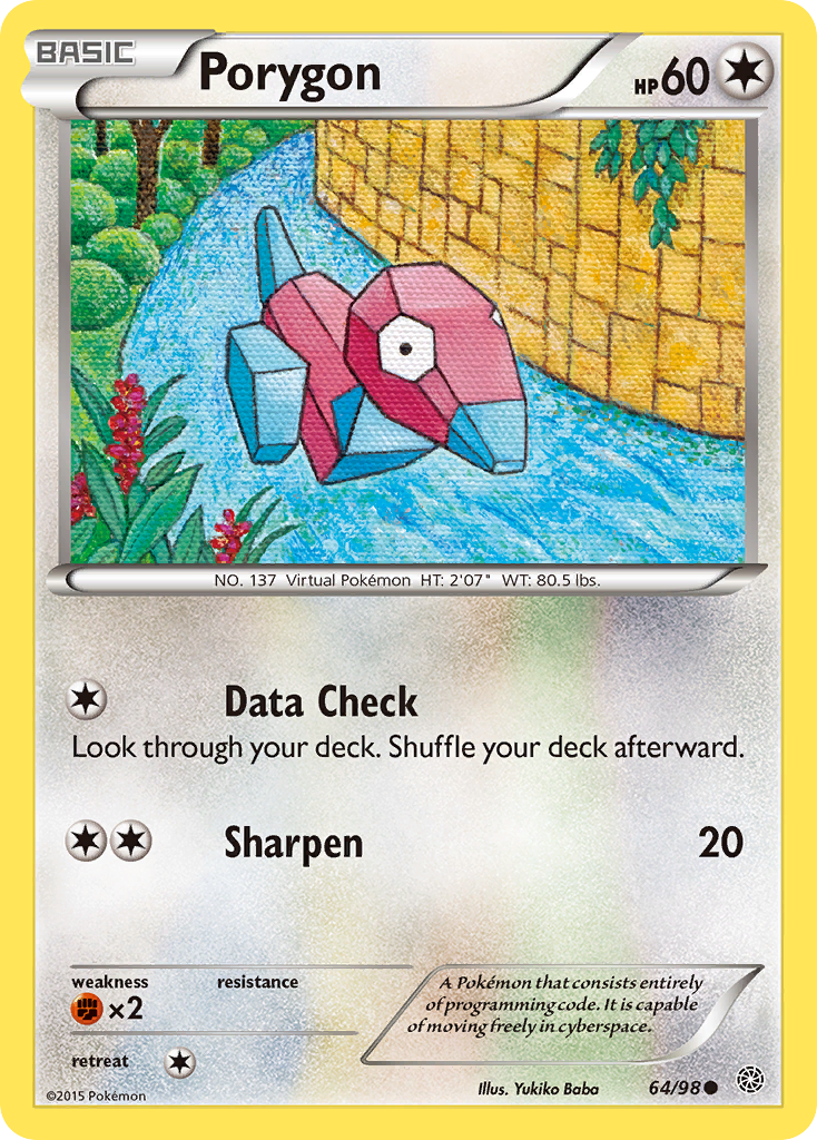 Porygon (64/98) [XY: Ancient Origins] | Devastation Store