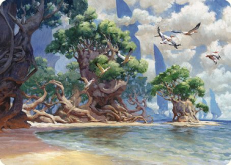 Yavimaya Coast Art Card [Dominaria United Art Series] | Devastation Store