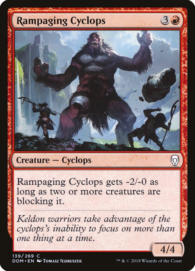 Rampaging Cyclops [Dominaria] - Devastation Store | Devastation Store