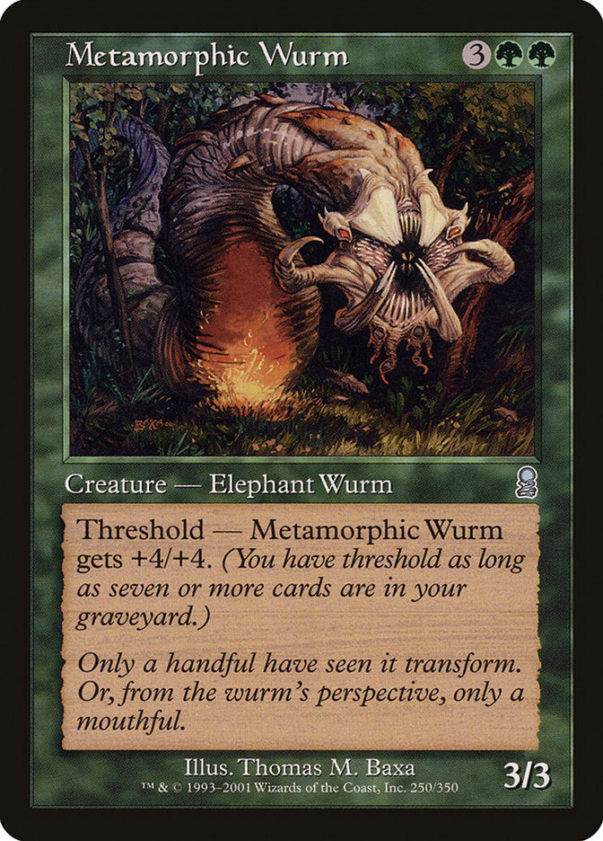 Metamorphic Wurm [Odyssey] | Devastation Store