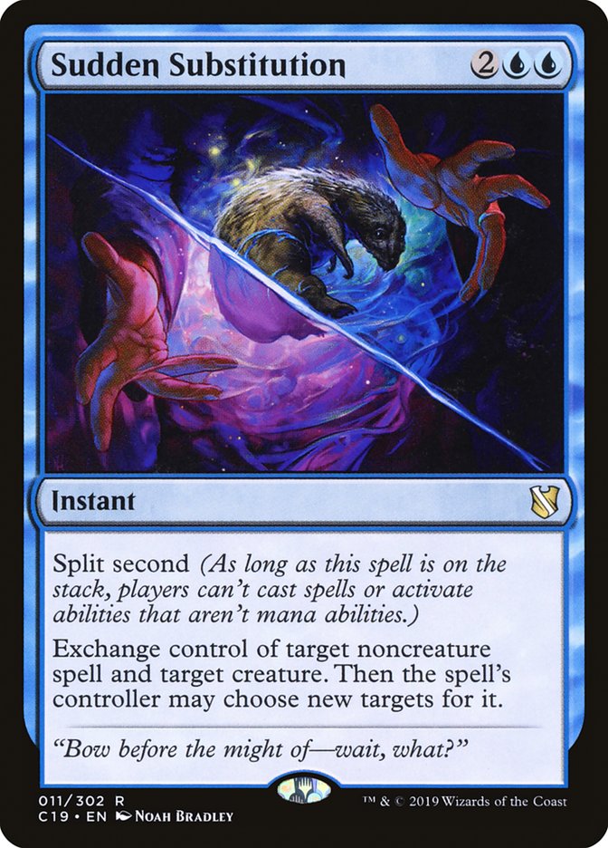 Sudden Substitution [Commander 2019] | Devastation Store