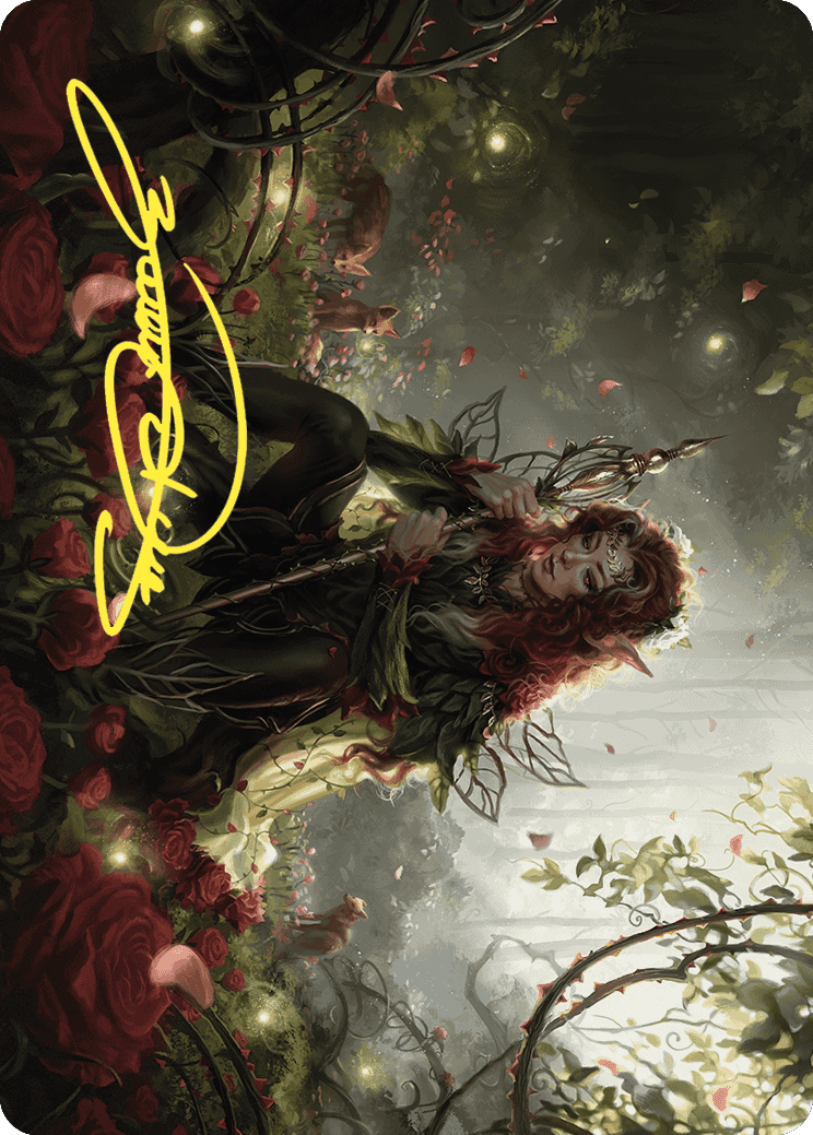 Yenna, Redtooth Regent Art Card (Gold-Stamped Signature) [Wilds of Eldraine Art Series] | Devastation Store