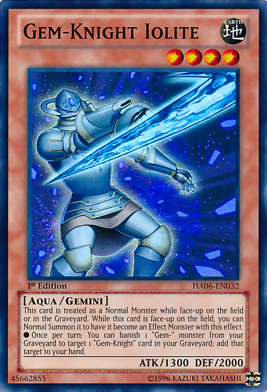 Gem-Knight Iolite [HA06-EN032] Super Rare | Devastation Store