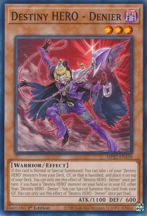 Destiny HERO - Denier [MP22-EN199] Common | Devastation Store