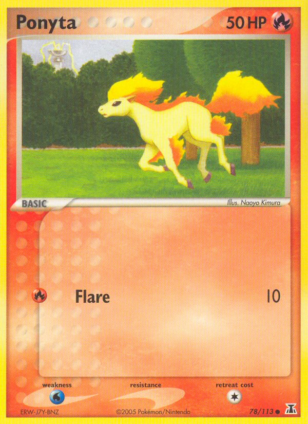 Ponyta (78/113) [EX: Delta Species] | Devastation Store