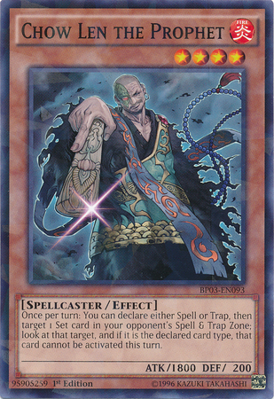 Chow Len the Prophet [BP03-EN093] Shatterfoil Rare | Devastation Store