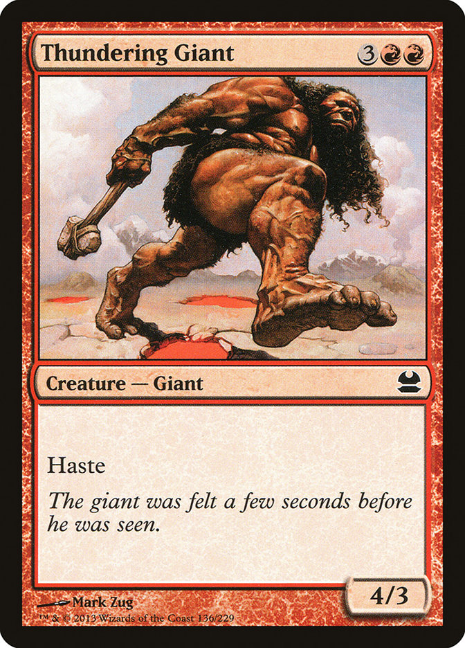 Thundering Giant [Modern Masters] | Devastation Store