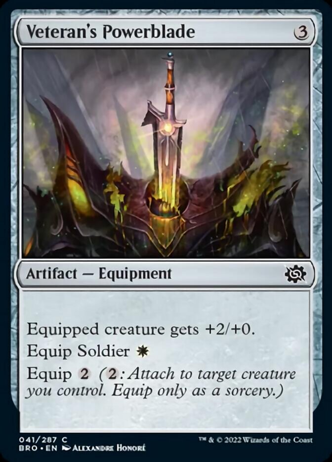 Veteran's Powerblade [The Brothers' War] | Devastation Store